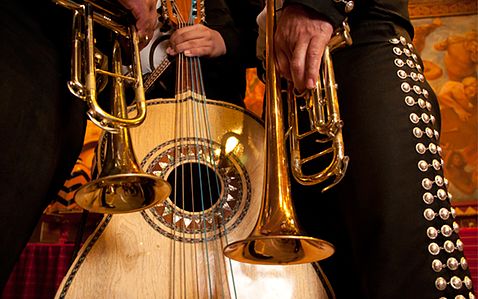 guitarron y trompetas de mariachis en bogota